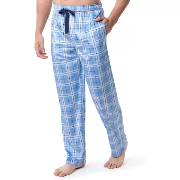imageIZOD Mens Lite Touch Fleece Sleep Pajama PantLightPastel Blue