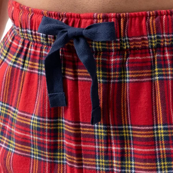 imageIZOD Mens Woven Flannel Sleep PantRed Plaid