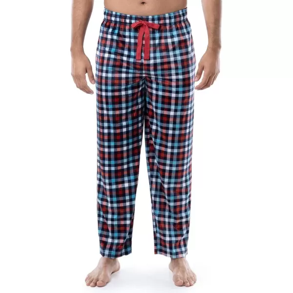 Navy/Red Check