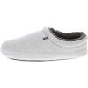 imageIZOD Mens Slipper Jersey Sport Clog with Fleece Lining NavyGreyBlack Size MD to XXL Mens 8 to 13Grey