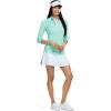 imageIZOD Womens 14 Zip Pullover Performance Stretch Long Sleeve Golf RunningIce Green