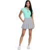 imageIZOD Womens Shirt Performance Stretch Golf Collared Cap SleeveIce Green