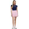 imageIZOD Womens Shirt Performance Stretch Golf Collared Cap SleeveMedieval Blue