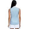 imageIZOD Womens Shirt Performance Stretch Golf Collared SleevelessPlacid Blue