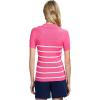 imageIZOD Womens Short Sleeve Sweater Performance Stretch Golf Collared PoloHot Pink