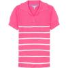 imageIZOD Womens Short Sleeve Sweater Performance Stretch Golf Collared PoloHot Pink