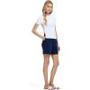 imageIZOD Womens Short Sleeve Sweater Performance Stretch Golf PoloBright White