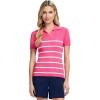 imageIZOD Womens Short Sleeve Sweater Performance Stretch Golf Collared PoloHot Pink