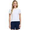 imageIZOD Womens Short Sleeve Sweater Performance Stretch Golf PoloBright White