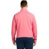 imageIZOD Mens Big ampamp Tall Performance Comfort Quarter Zip Long Sleeve ShirtHolly Berry