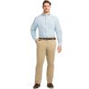 imageIZOD Mens Big and Tall Performance Comfort Long Sleeve Plaid Button DownCrystal Blue