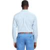 imageIZOD Mens Performance Comfort Long Sleeve Plaid Button DownCrystal Blue
