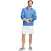 imageIZOD Mens Performance Comfort Quarter Zip Long Sleeve ShirtBright Cobalt