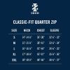 imageIZOD Mens Performance Comfort Quarter Zip Long Sleeve ShirtBright Cobalt