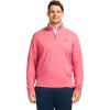 imageIZOD Mens Big ampamp Tall Performance Comfort Quarter Zip Long Sleeve ShirtHolly Berry