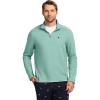 imageIZOD Mens Performance Comfort Quarter Zip Long Sleeve ShirtBeryl Green