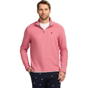 imageIZOD Mens Performance Comfort Quarter Zip Long Sleeve ShirtHolly Berry