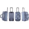 imageIZOD Carol Soft shell Lightweight Duffel Rolling Bag 4 Piece Set Grey