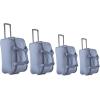 imageIZOD Carol Soft shell Lightweight Duffel Rolling Bag 4 Piece Set Grey