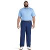 imageIZOD Mens Big and Tall Swingflex Elite Short Sleeve Golf PoloNautical Blue