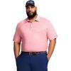 imageIZOD Mens Big and Tall Swingflex Elite Short Sleeve Golf PoloSaltwater Red