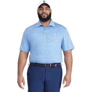 imageIZOD Mens Big and Tall Swingflex Elite Short Sleeve Golf PoloNautical Blue