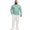 imageIZOD Mens Big ampamp Tall Performance Comfort Quarter Zip Long Sleeve ShirtBeryl Green