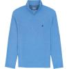 imageIZOD Mens Big ampamp Tall Performance Comfort Quarter Zip Long Sleeve ShirtBright Cobalt
