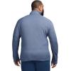 imageIZOD Mens Big ampamp Tall Performance Comfort Quarter Zip Long Sleeve ShirtMedieval Blue