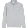 imageIZOD Mens Big ampamp Tall Performance Comfort Quarter Zip Long Sleeve ShirtSmoked Pearl