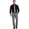 imageIZOD Mens Dress Shirt Regular Fit Long Sleeve Wrinkle Free Stretch Button Down CollarBlack