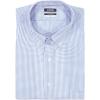 imageIZOD Mens Dress Shirt Regular Fit Long Sleeve Wrinkle Free Stretch Button Down CollarBlue Check