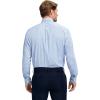 imageIZOD Mens Dress Shirt Regular Fit Long Sleeve Wrinkle Free Stretch Button Down CollarBlue Check