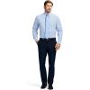 imageIZOD Mens Dress Shirt Regular Fit Long Sleeve Wrinkle Free Stretch Button Down CollarBlue Check