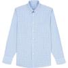 imageIZOD Mens Dress Shirt Regular Fit Long Sleeve Wrinkle Free Stretch Button Down CollarChambray Blue