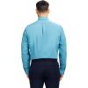 imageIZOD Mens Dress Shirt Regular Fit Long Sleeve Wrinkle Free Stretch Button Down CollarDelphinum Blue