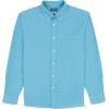 imageIZOD Mens Dress Shirt Regular Fit Long Sleeve Wrinkle Free Stretch Button Down CollarDelphinum Blue