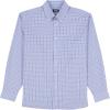 imageIZOD Mens Dress Shirt Regular Fit Long Sleeve Wrinkle Free Stretch Button Down CollarGrape Mist