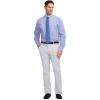 imageIZOD Mens Dress Shirt Regular Fit Long Sleeve Wrinkle Free Stretch Button Down CollarGrape Mist