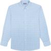 imageIZOD Mens Dress Shirt Regular Fit Long Sleeve Wrinkle Free Stretch Button Down CollarLarkspur