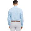 imageIZOD Mens Dress Shirt Regular Fit Long Sleeve Wrinkle Free Stretch Button Down CollarLimpet Shell