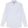 imageIZOD Mens Dress Shirt Regular Fit Long Sleeve Wrinkle Free Stretch Button Down CollarPapaya Punch