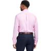 imageIZOD Mens Dress Shirt Regular Fit Long Sleeve Wrinkle Free Stretch Button Down CollarPink