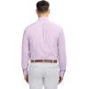 imageIZOD Mens Dress Shirt Regular Fit Long Sleeve Wrinkle Free Stretch Button Down CollarSheer Lilac