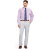 imageIZOD Mens Dress Shirt Regular Fit Long Sleeve Wrinkle Free Stretch Button Down CollarSheer Lilac