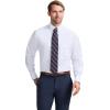 imageIZOD Mens Dress Shirt Regular Fit Long Sleeve Wrinkle Free Stretch Button Down CollarWhite