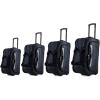 imageIZOD Carol Soft shell Lightweight Duffel Rolling Bag 4 Piece Set Black