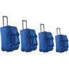 imageIZOD Carol Soft shell Lightweight Duffel Rolling Bag 4 Piece Set Navy