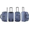 imageIZOD Soft shell Lightweight Duffel Rolling Bag 4 Piece Set Gavin Grey