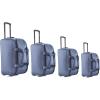 imageIZOD Soft shell Lightweight Duffel Rolling Bag 4 Piece Set Gavin Grey